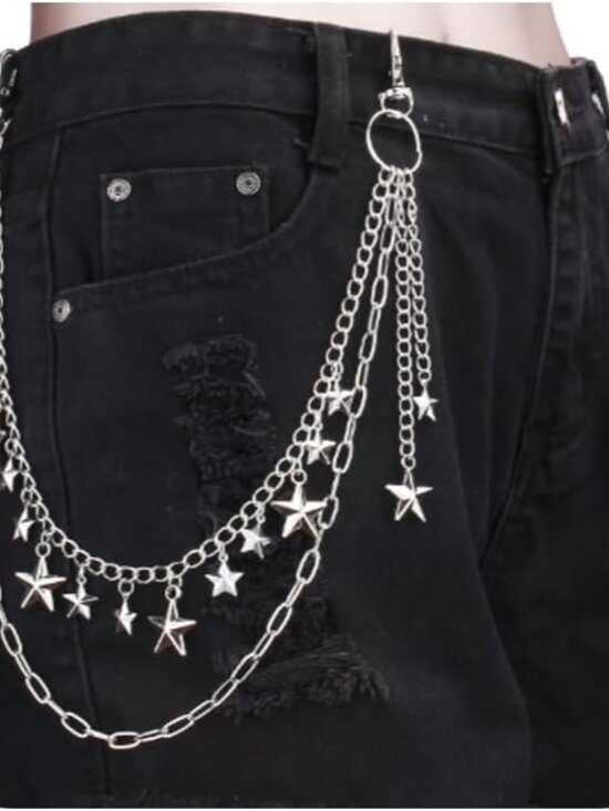 Other - Y2K Star Pants Chain for Men Jean Chains for Women Pocket Chain for Pants Biker